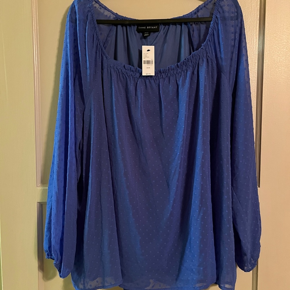 Lane Bryant Royal Blue Blouse